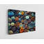 «Colorful Ocean Sea Pebble Texture», impression sur toile-1059412669