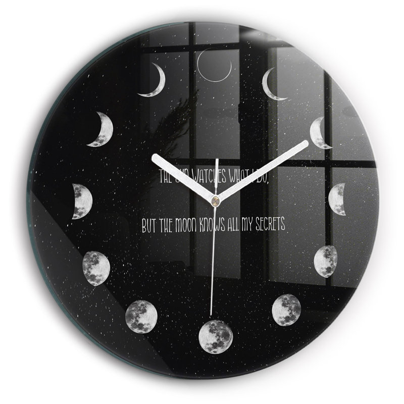 Glass Wall Clock