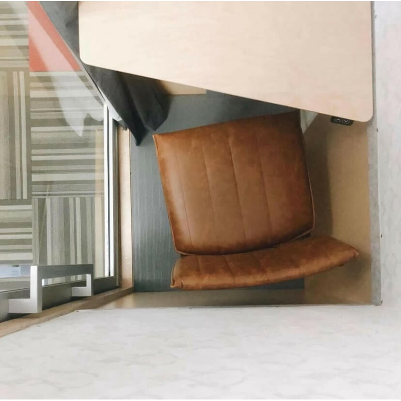 Solo Zenbooth avec bureau fixe, Érable, Oui