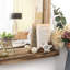 Solid Wood Rectangle Mirror with Shelves