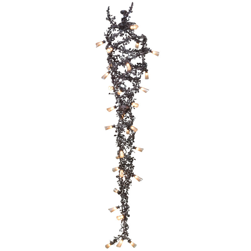 Rustic Lodge 30 - Light Dimmable Geometric Chandelier