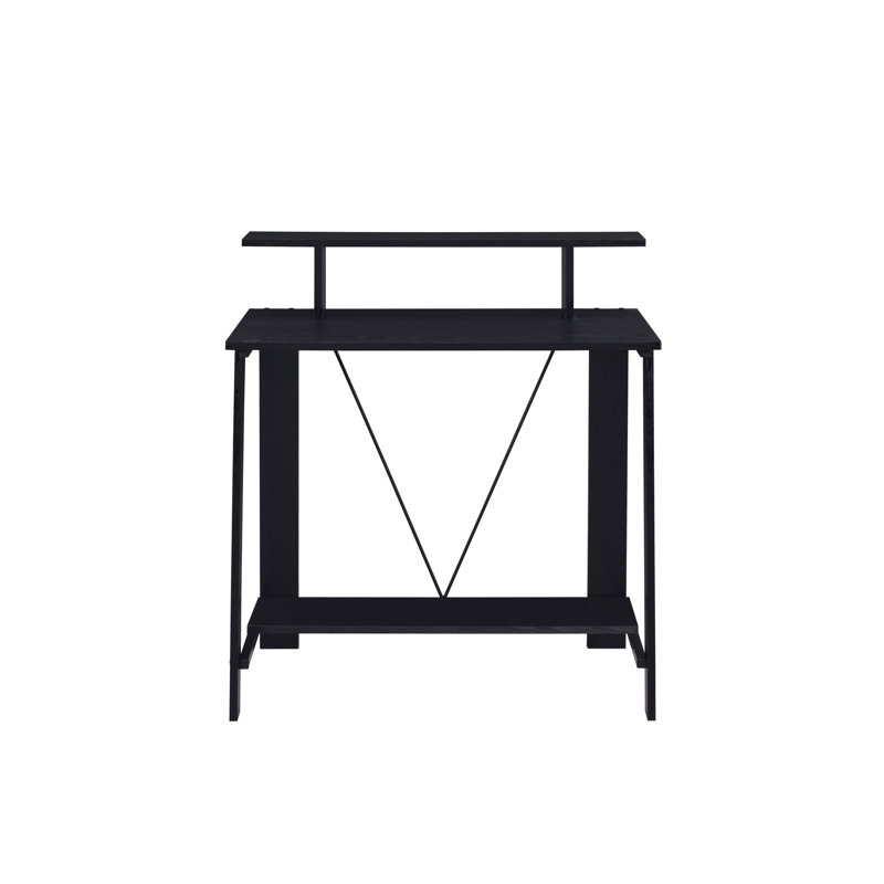 Nypho Black Finish Writing Desk, Black