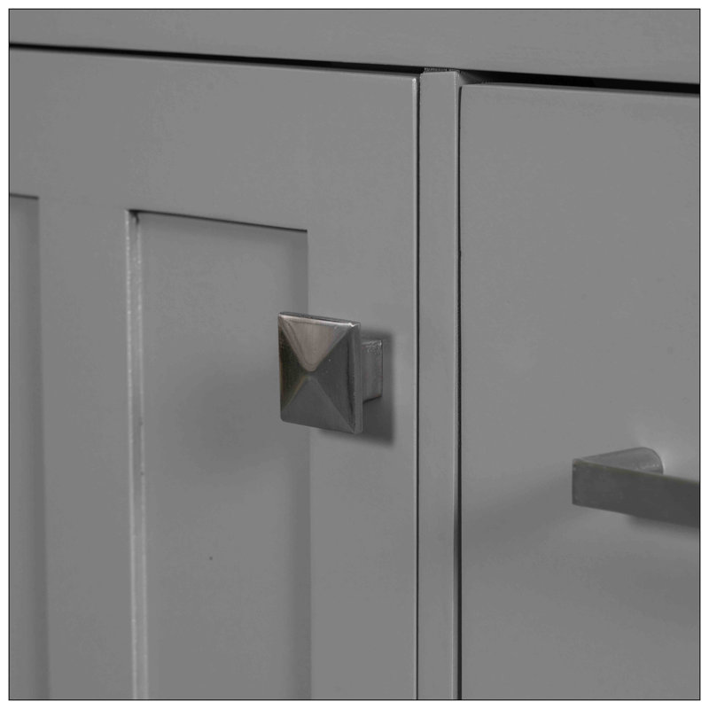 35.40'' Single Bathroom Vanity Base Only, Gray