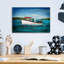  «Lobster Fishing» par John Hovenstine, art mural en verre acrylique, 16 po x 12 po