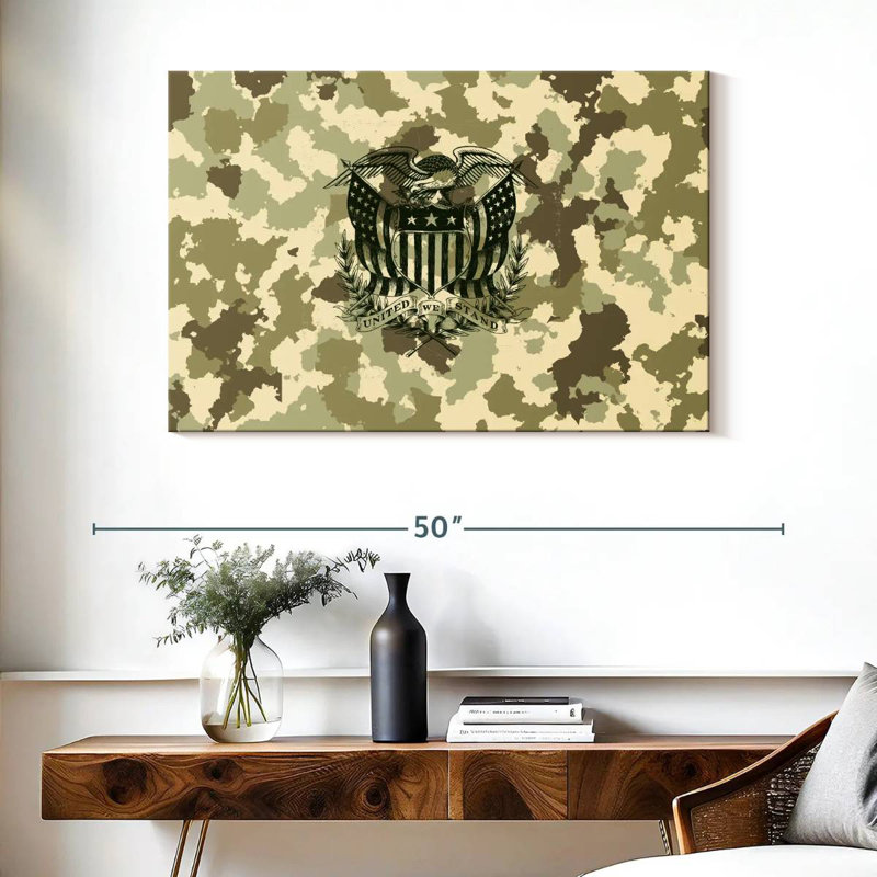 Lelar American Eagle Camouflage, 26" H x 39" W