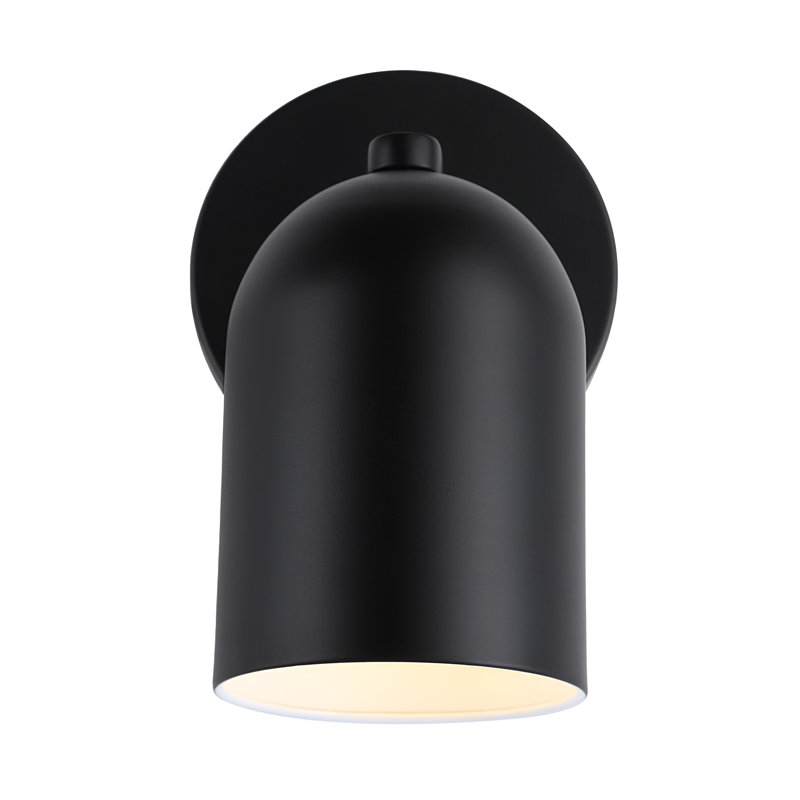 Applique murale Allory, Noir mat