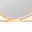 Japandi Natural Rattan Wall Mirror