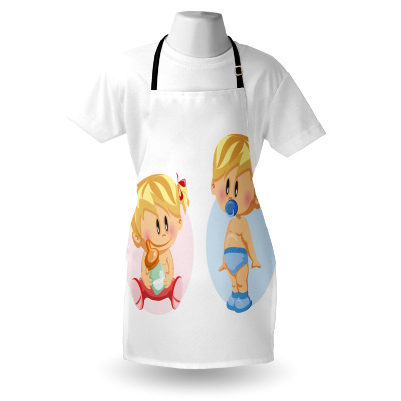 No Pattern Bib Apron