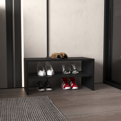 Range-chaussures H 13,7 po, avec 2 tablettes
