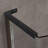 Left Side Black L-Shaped Mounting Bracket