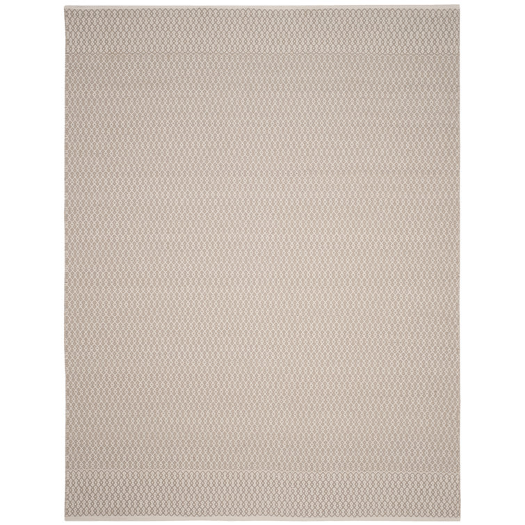Bester Hand Woven Cotton Geometric Rug