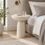 Pedestal Cylinder Fiberglass Side Table-985927732