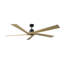 Visual Comfort Fan Aspen 70 Indoor Ceiling Fan with Washed White Oak blades and Handheld Remote-220958041-220958044