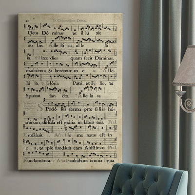 Vellum Songbook II - Toile tendue, art textuel
