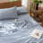 MooMee Lightweight Duvet Cover Set with Zipper Closure 8 Ties 100% Washed Cotton Linen Like Textured Soft Breathable All-Season-109236633-111219973