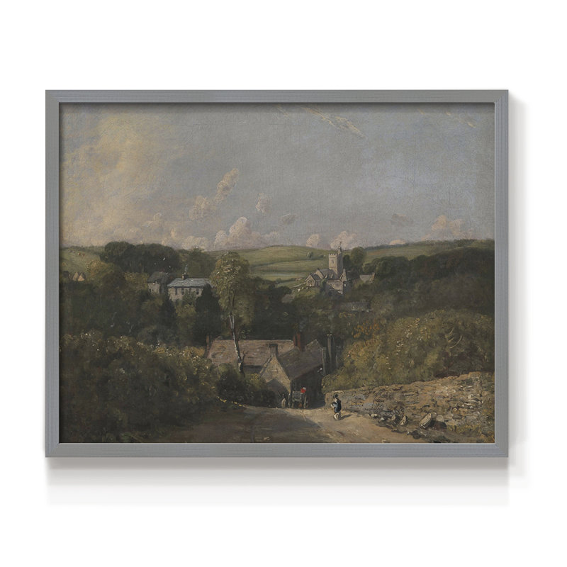 Paysages rétro-DLXVII - impression encadrée - réarmable, H 11 po x l 14 po