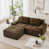 Brown -2Seat+1Ottman est en rupture de stock