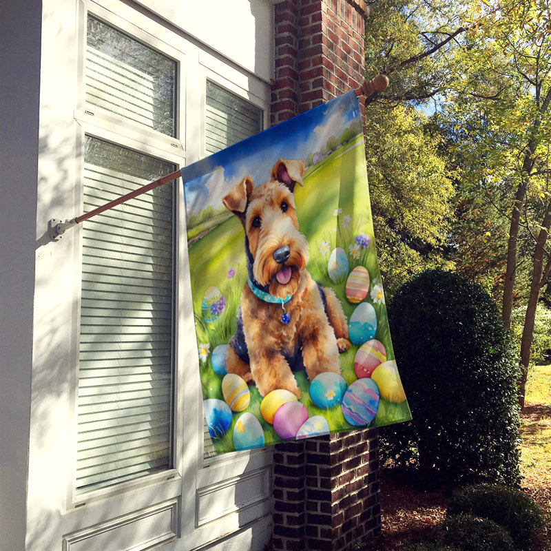 Easter Egg Hunt Double Sided 40'' H x 28'' W Polyester Easter House Flag