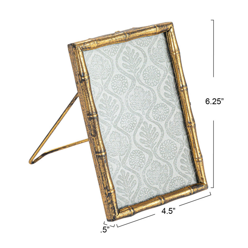 Easthampton Metal Picture Frame with Mat, 4" x 6"