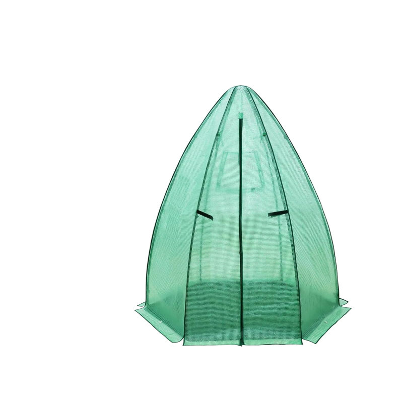 Greenhouse for Outsides, 54”x 54”x 71” Heavy Duty Green House Tent with Durable PE Cover, Garden Plant Protector with Zippered Door Mesh Window for Vegetables Flowers Fruits Herbs