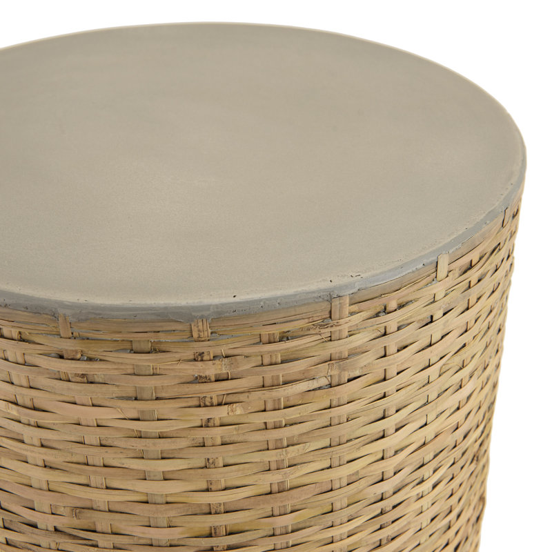 Akil Round Outdoor Side Table , 40cm cm W 40cm cm D