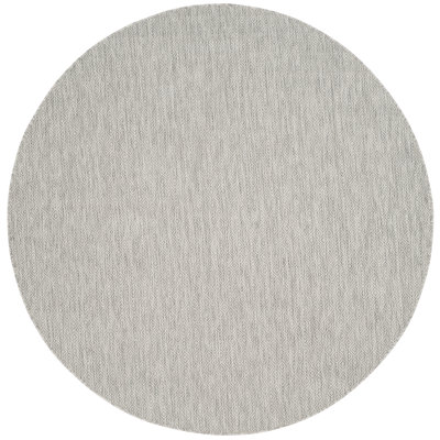 Tapis intérieur / extérieur à motif géométrique gris