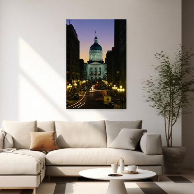 Indiana State Capitol Building Indianapolis In Abstract Contemporary Architecture City Art