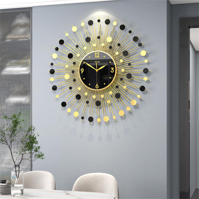 Marko Modern Nordic Wall Clock, Minimalist Design, Light Luxury Style, Creative Home Decor For Living Room, Stylish And Artistic Wall Clock