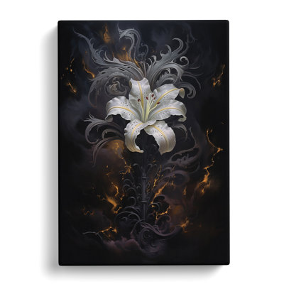 Lily Flower Gothic - Print