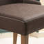 Chaise Boronda - brun et noyer