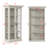 69.3"H Wood China Cabinet With Glass Doors & LED Lighting