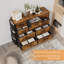 Commode pour chambre à coucher avec 10 tiroirs, commode à vêtements avec poches latérales et crochets, commode-25911058