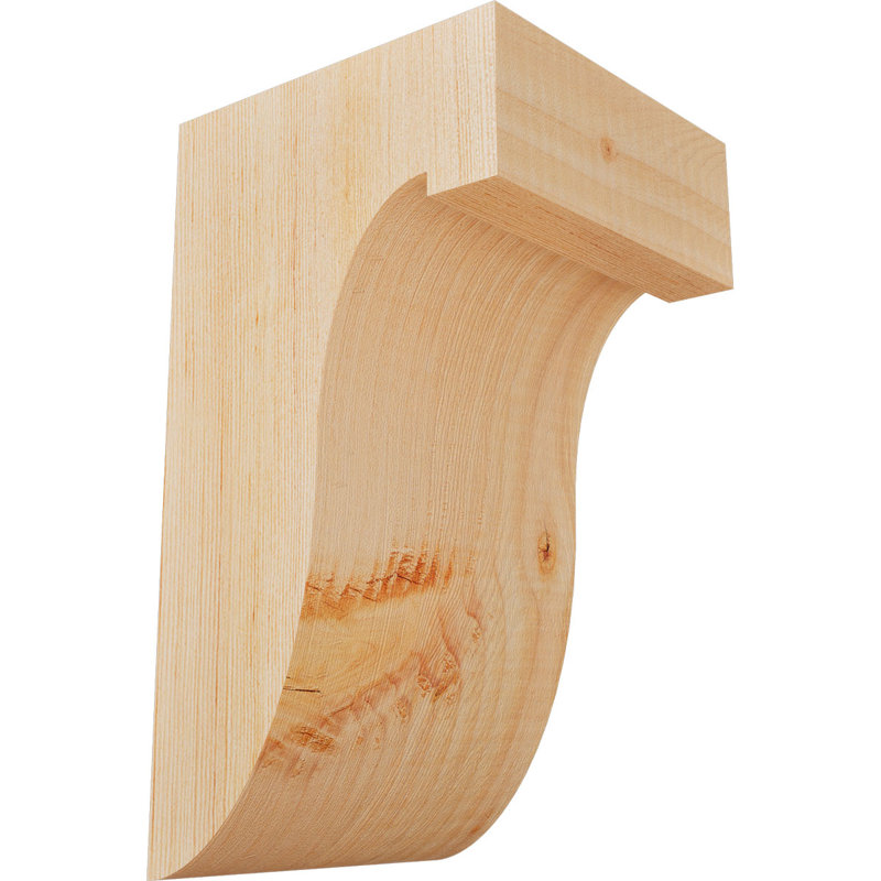 Del Monte Corbel, H 10 po x l 5,5 po x P 6 po, Sapin de Douglas, Lisse