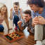 Hey Play Shut The Box Game - Classic 9 Number Games Set - Old Fashioned Wooden Board with Dice for Adults and Children