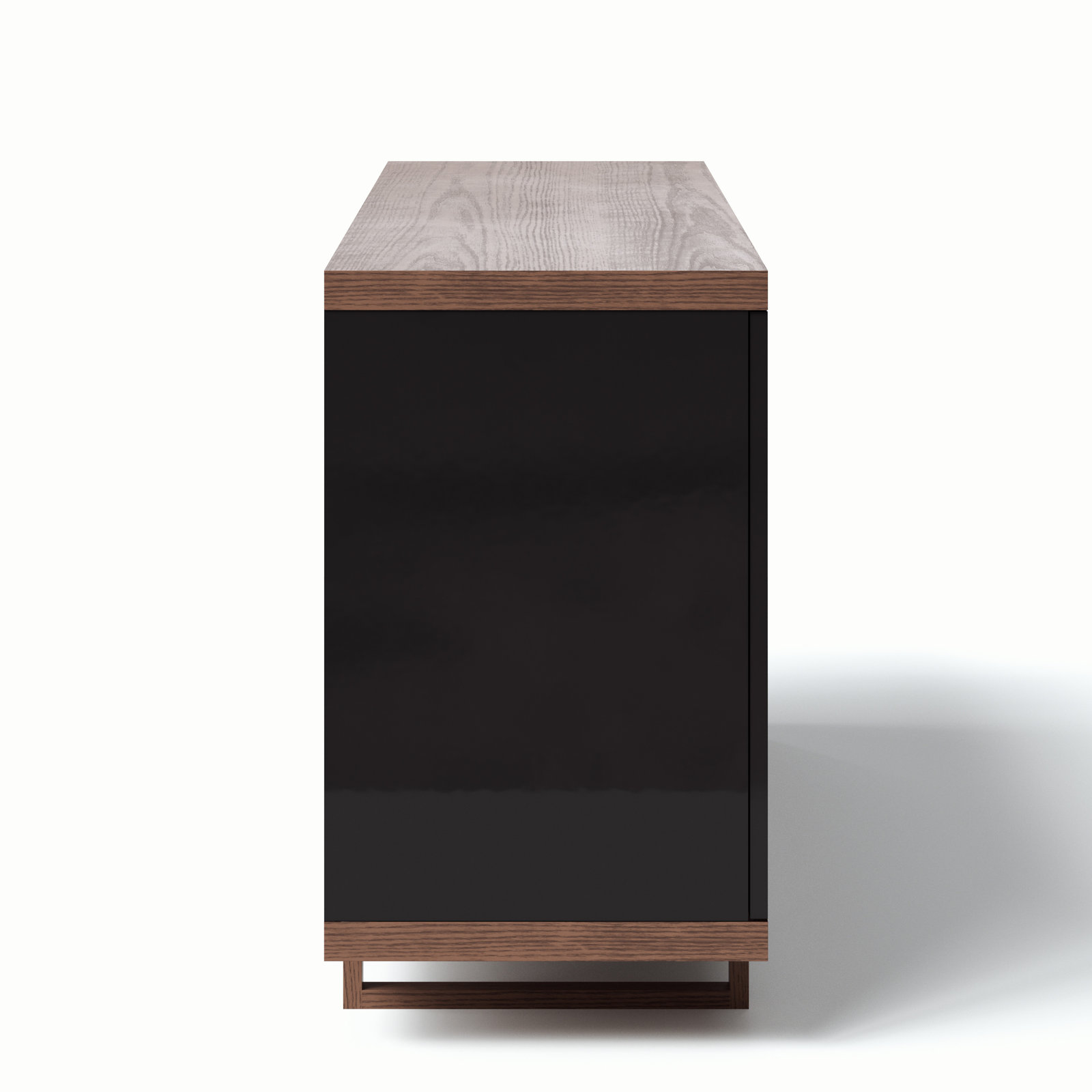 Pemberley 71'' Sideboard, Nogal/Black