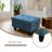 Flannel Storage Ottoman Living Room-2101498993