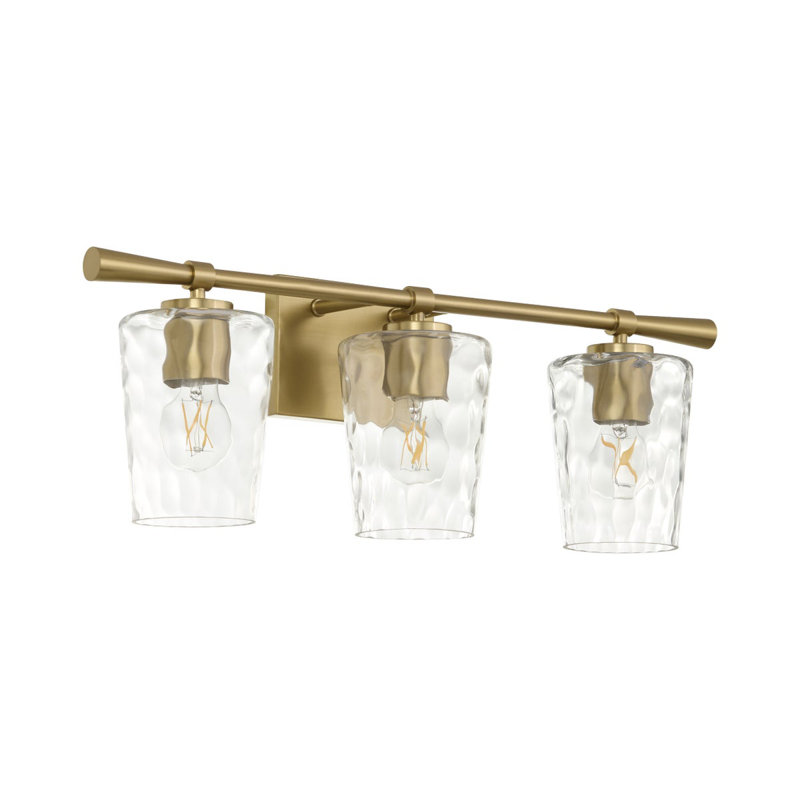 Bodan 3 - Light Vanity Light, Antique Brass