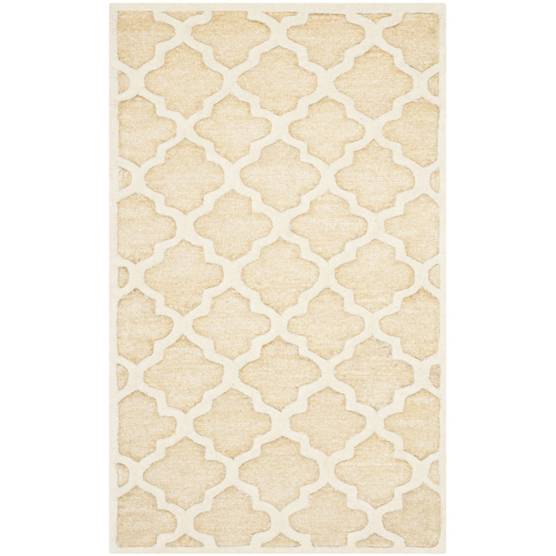 Precious Hand Tufted Performance Geometric Rug, Square 5'