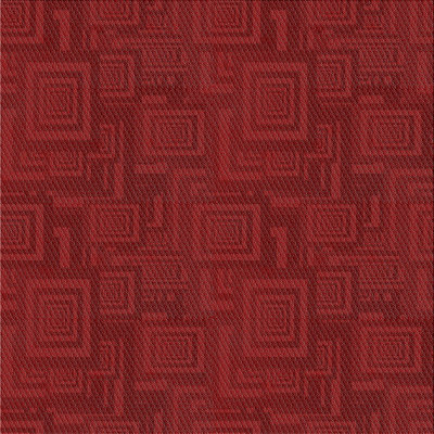 Tapis décoratif marron géométrique