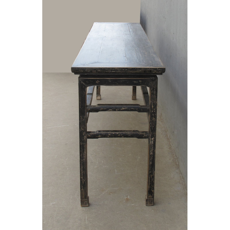 MingQing 89.4'' W Solid Wood Console Table