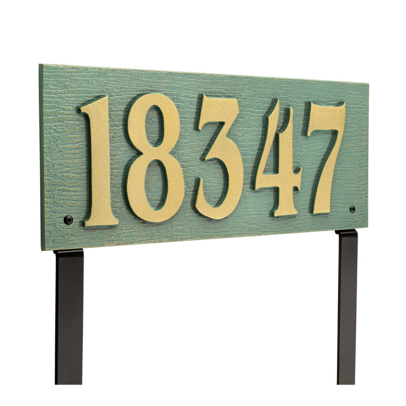 Rectangle Old Century Forge, Bronze, vert-de-gris, Oui