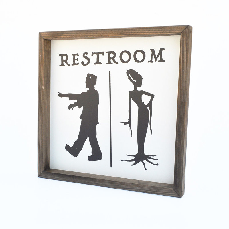 Enseigne de toilettes