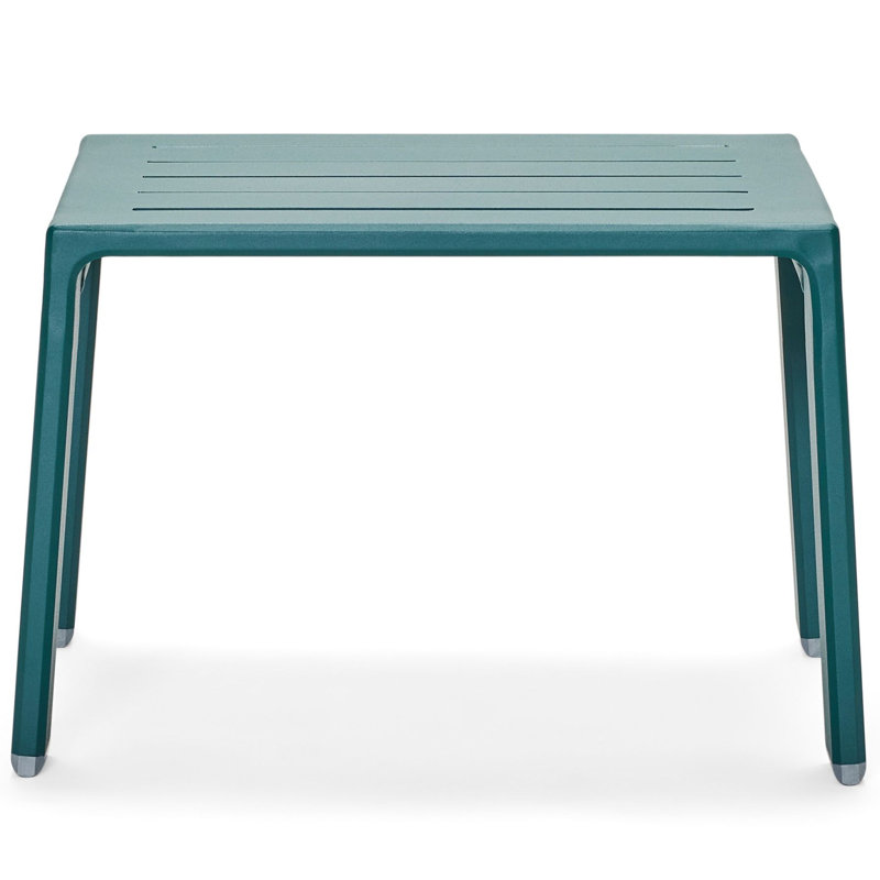 Elevation Outdoor Side Table, Matte White