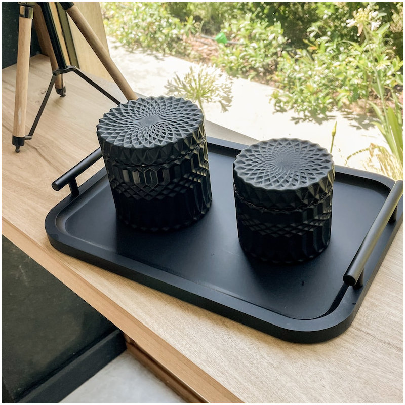 Termonde Wood Tray, 2" H x 9.5" W x 13.5" D
