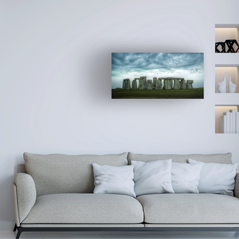 Bolog Alex Lu Stonehenge Canvas Art, 16" H x 32" W x 2" D