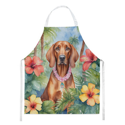 Redbone Coonhound Luau Tablier