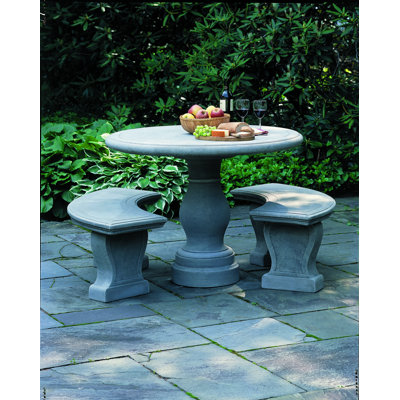 Palladio Concrete Outdoor Bench