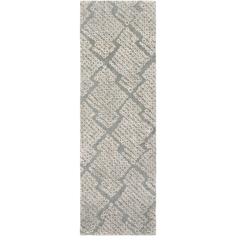 Villa Court Viscose Geometric Indoor Rug