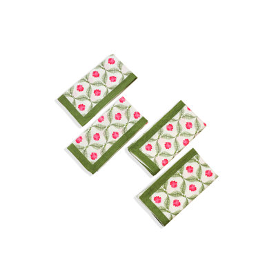 Serviettes en coton Lotus
