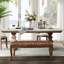 Banc en simili cuir Arthurine